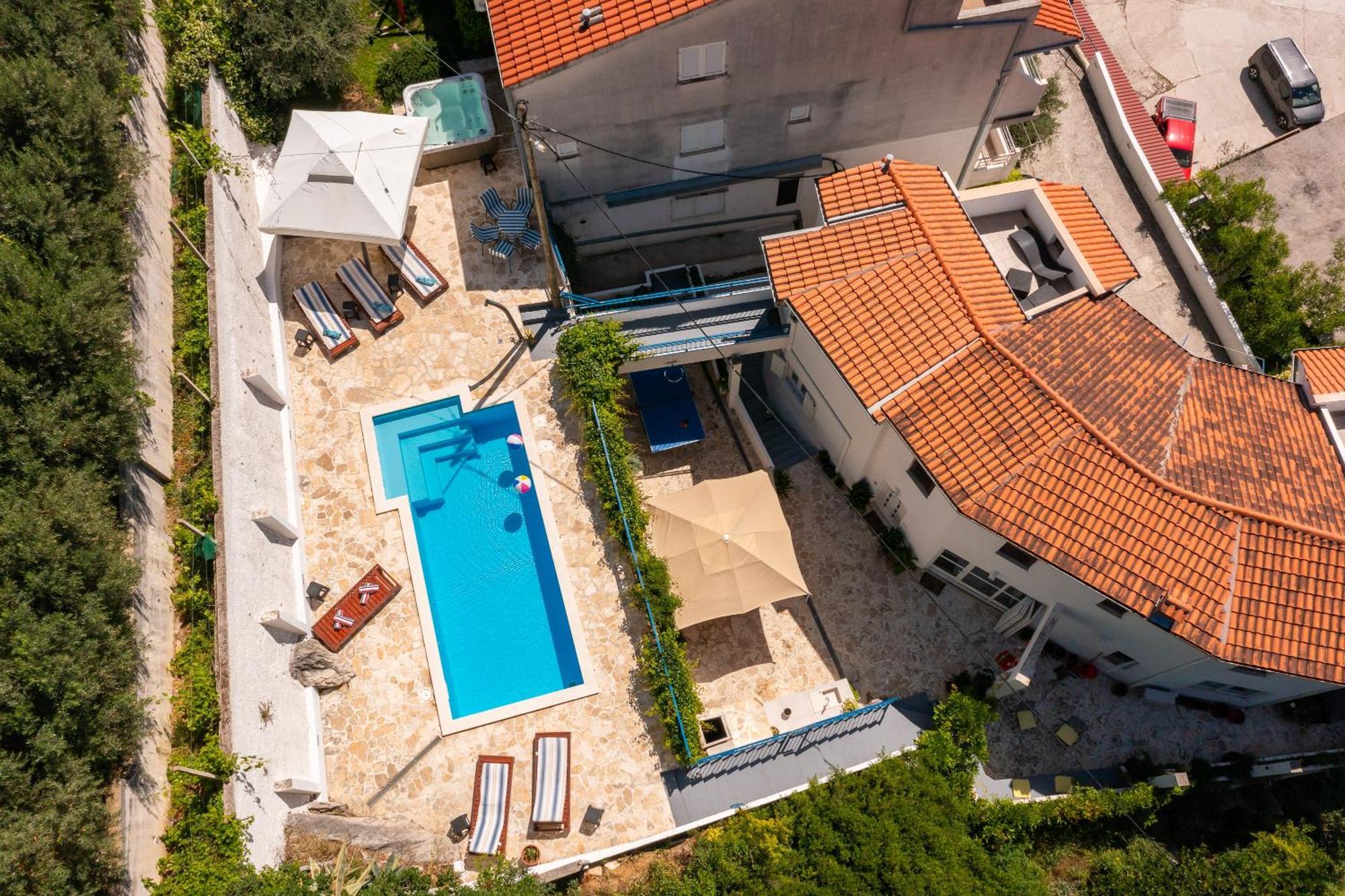 Caleta Seaview Suites II - Pool & Jacuzzi Lokva Rogoznica Bagian luar foto