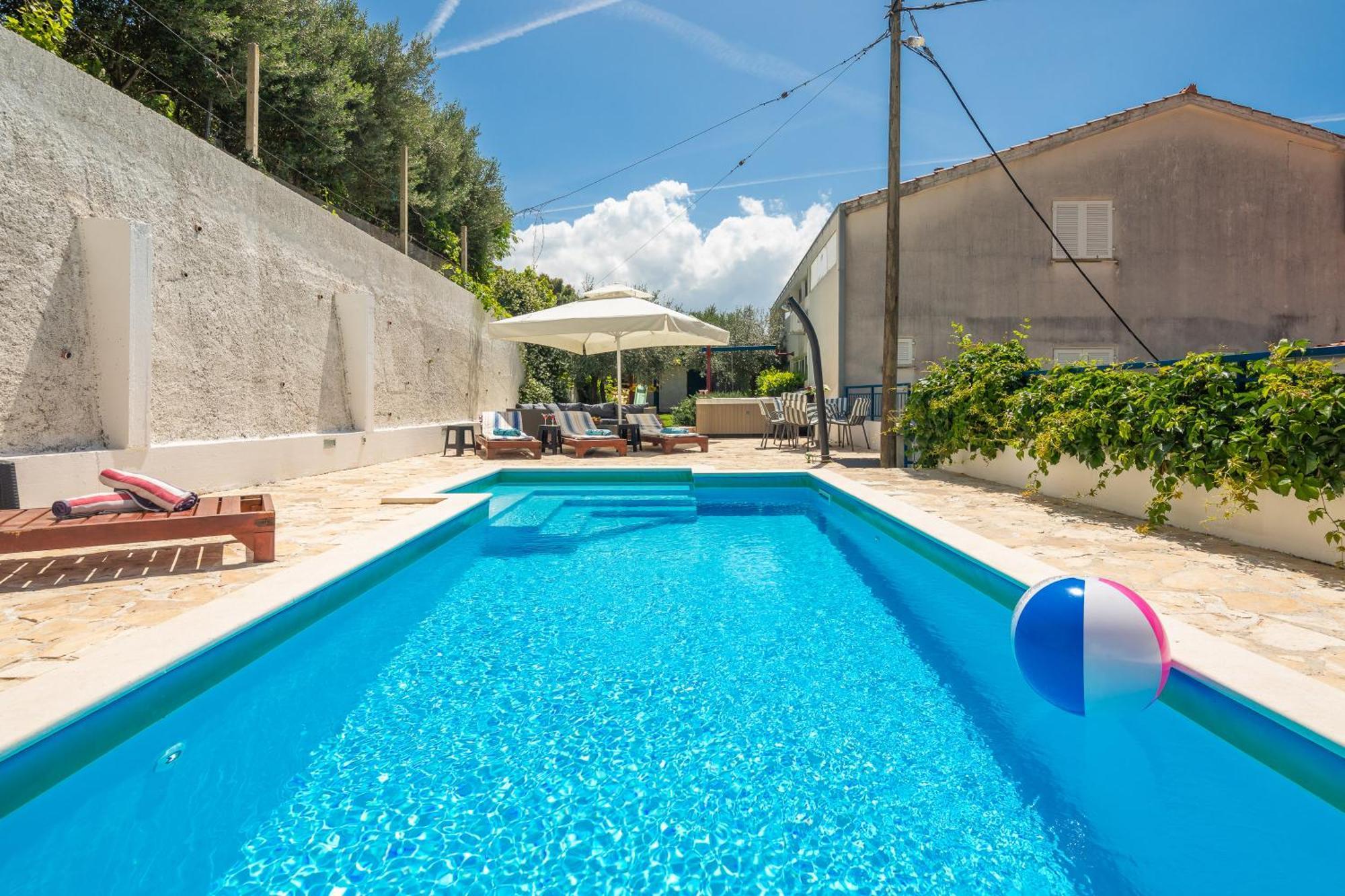 Caleta Seaview Suites II - Pool & Jacuzzi Lokva Rogoznica Bagian luar foto
