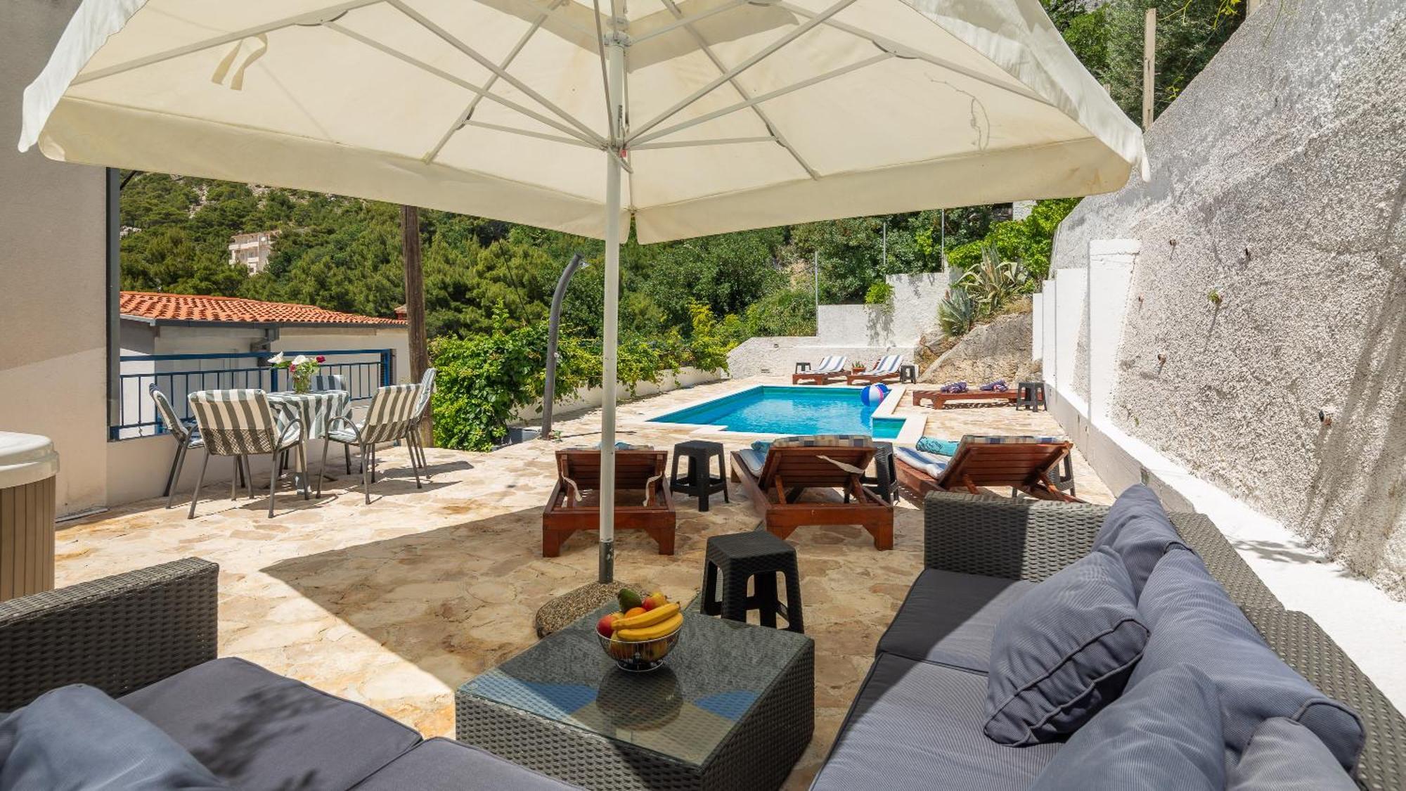 Caleta Seaview Suites II - Pool & Jacuzzi Lokva Rogoznica Bagian luar foto