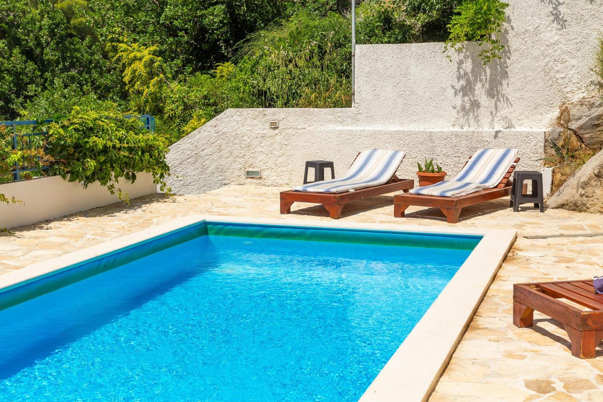 Caleta Seaview Suites II - Pool & Jacuzzi Lokva Rogoznica Bagian luar foto